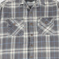 Vintage Faded Flannel Button-Down Shirt Image 1