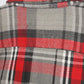 Vintage Grey Plaid Button-Down Shirt