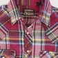 Vintage Snap Button Flannel Shirt Image 2