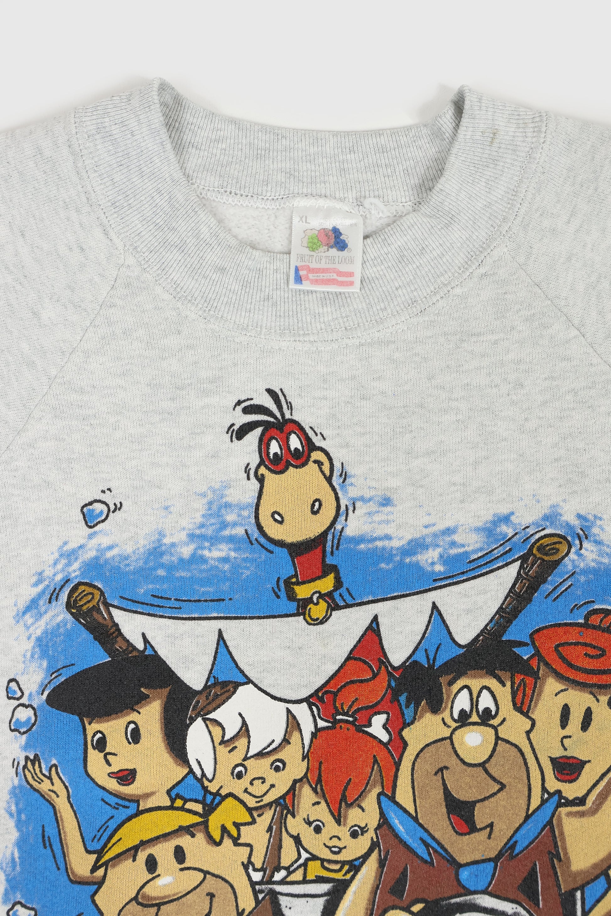 Vintage The Flintstones Crewneck Image 2