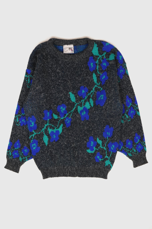 Vintage Flower Pattern Sweater Image 0