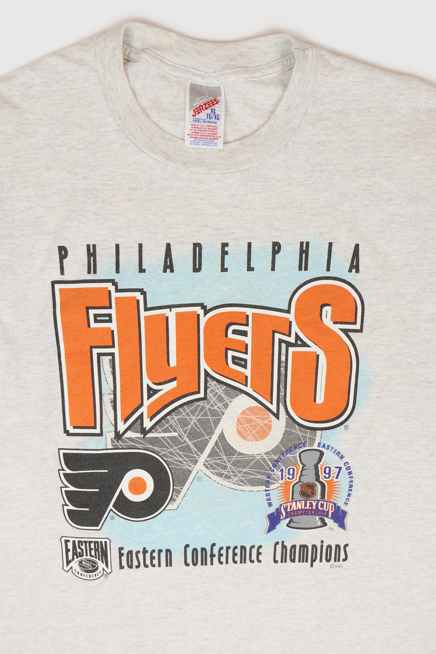 Vintage Philadelphia Flyers 1997 Stanley Cup Tee Image 1