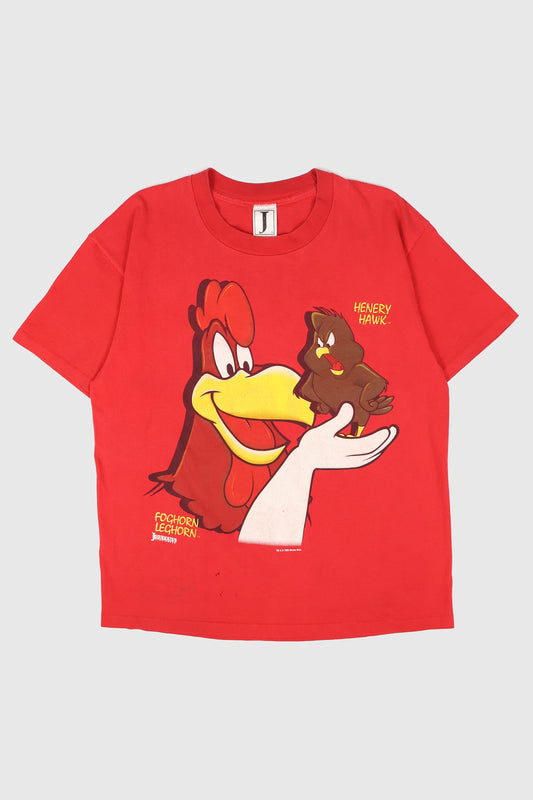 Vintage Foghorn Leghorn and Henery Hawk Tee Image 0