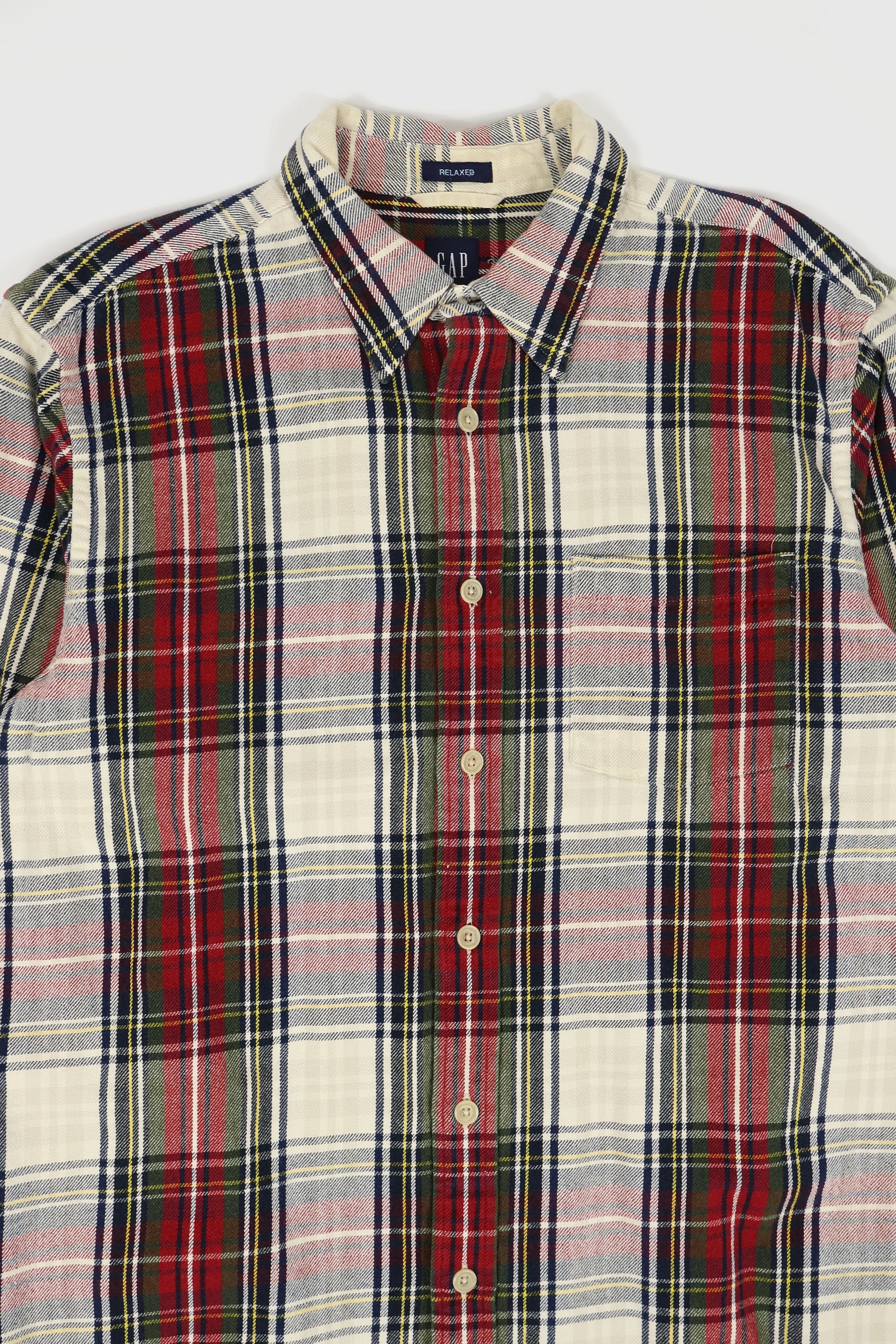 Vintage Gap Plaid Button-Down Shirt Image 1