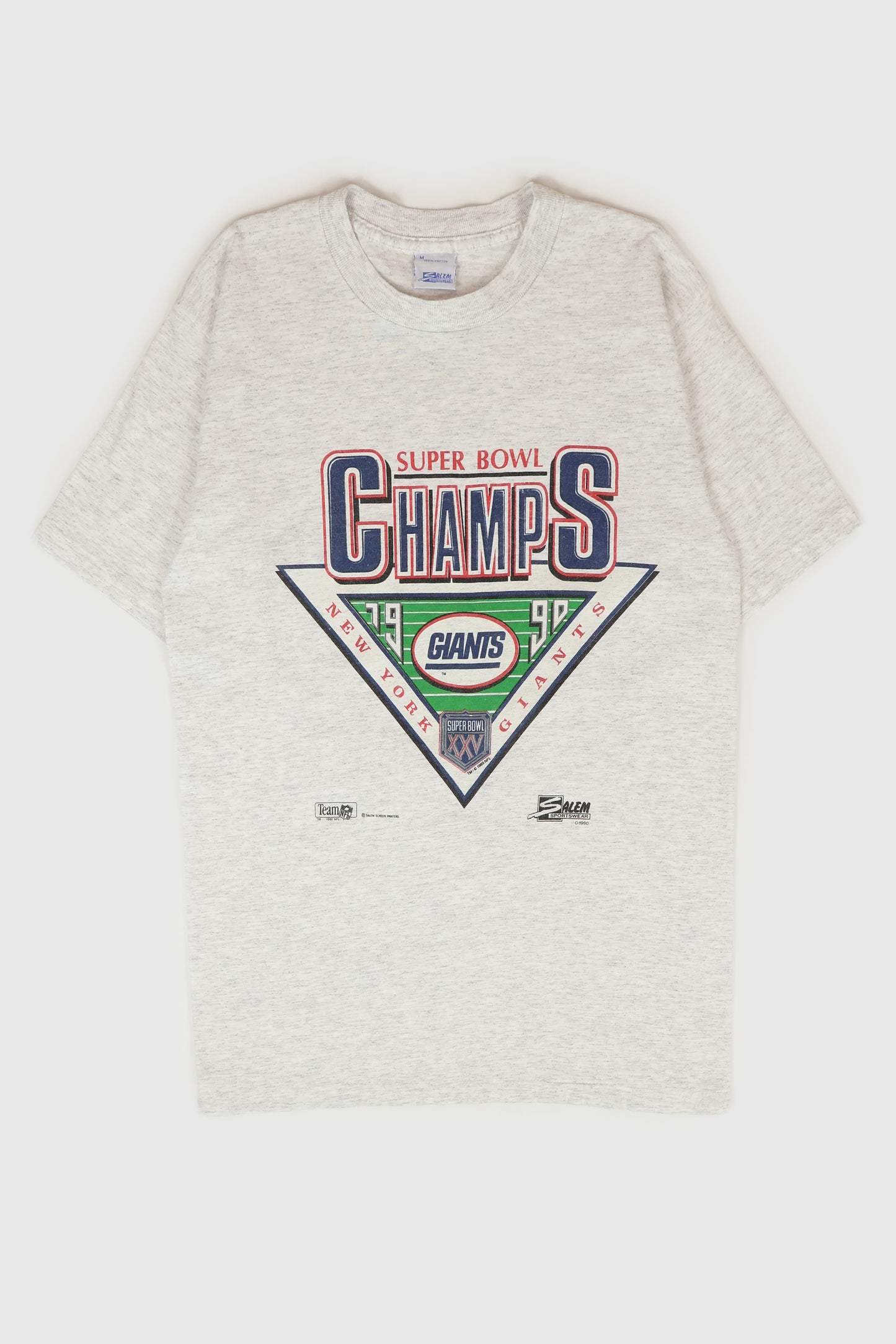 Vintage New York Giants 1990 Super Bowl XXV Champions Tee Image 0
