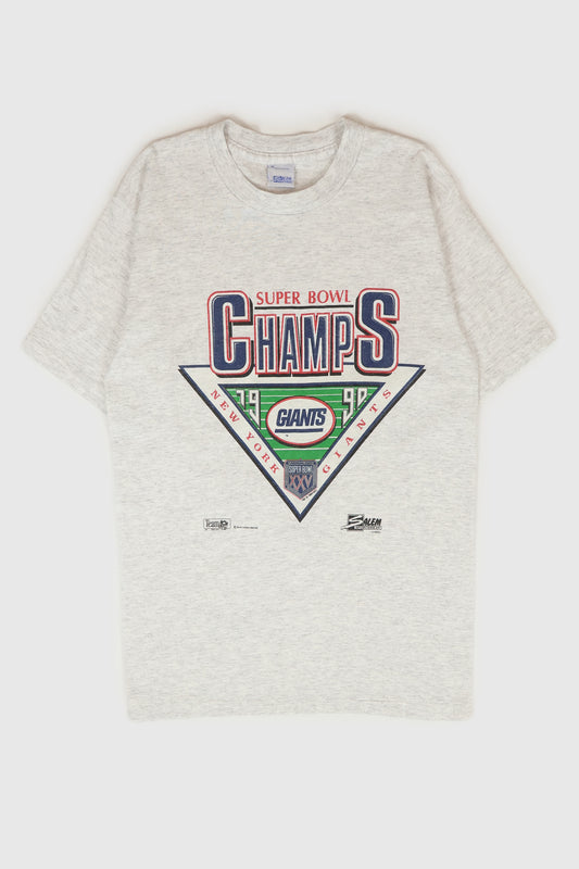 Vintage New York Giants 1990 Super Bowl XXV Champions Tee Image 0