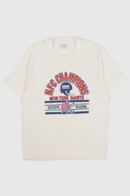 Vintage New York Giants Super Bowl XXI Tee Image 0