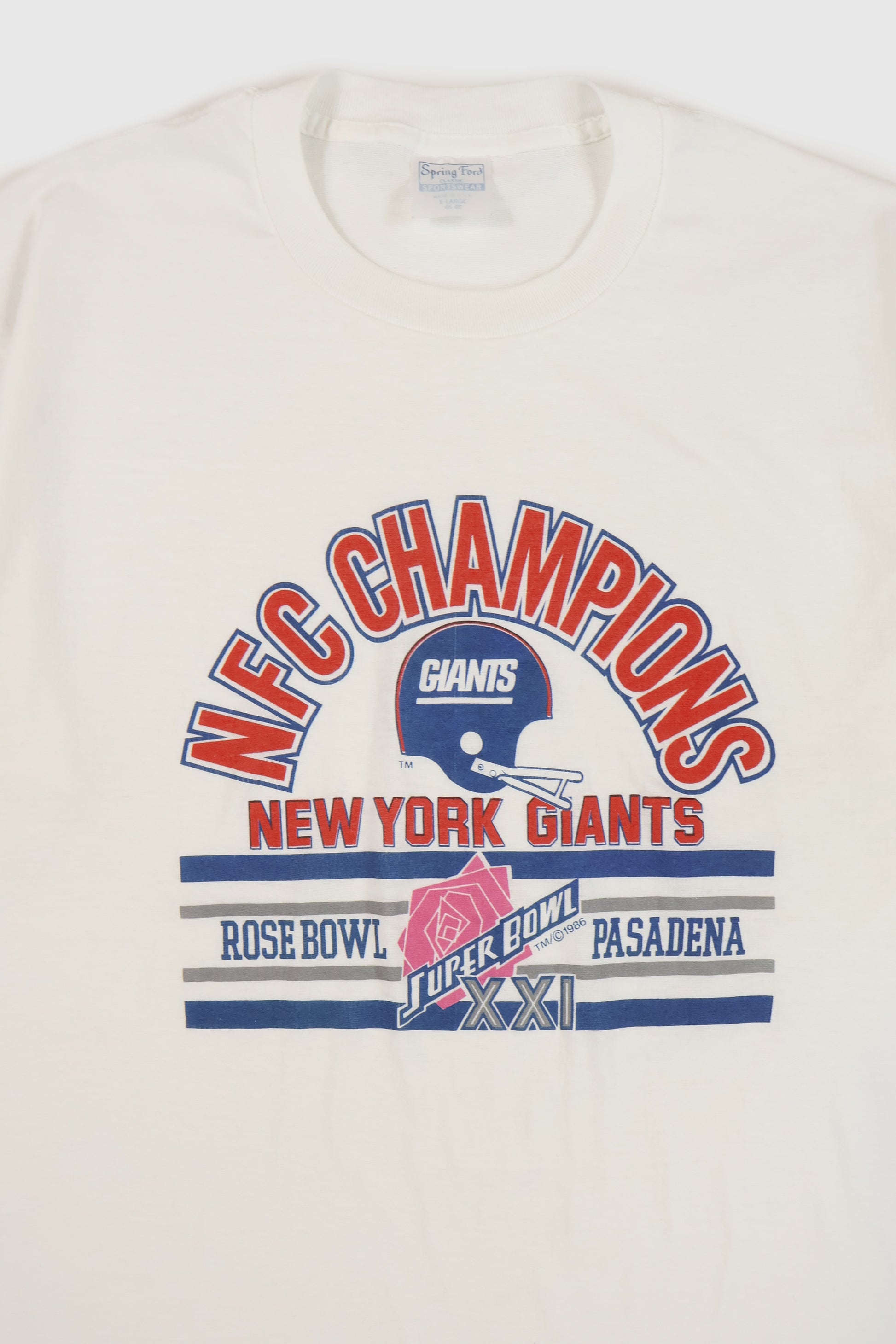 Vintage New York Giants Super Bowl XXI Tee Image 1