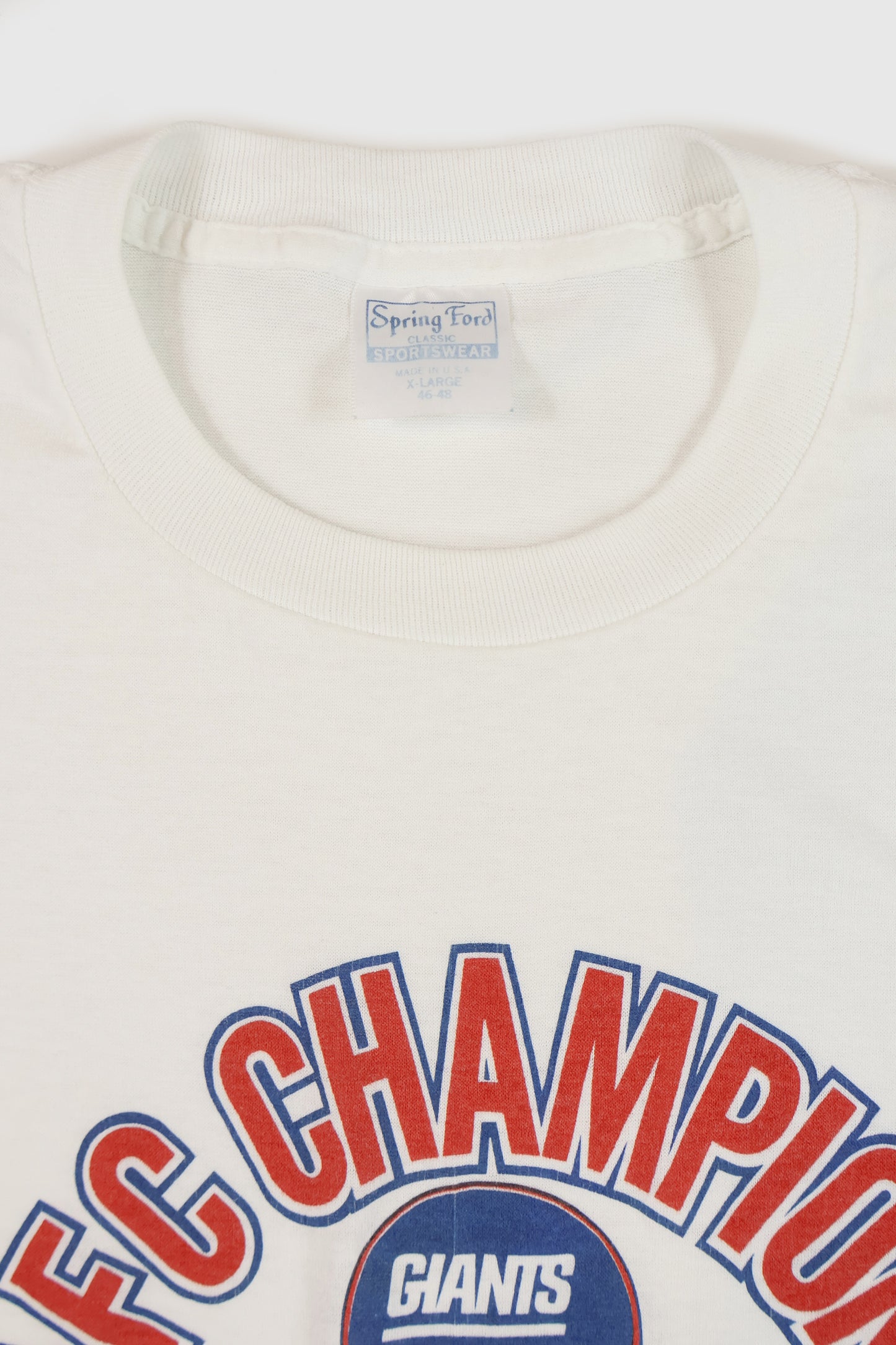Vintage New York Giants Super Bowl XXI Tee Image 2
