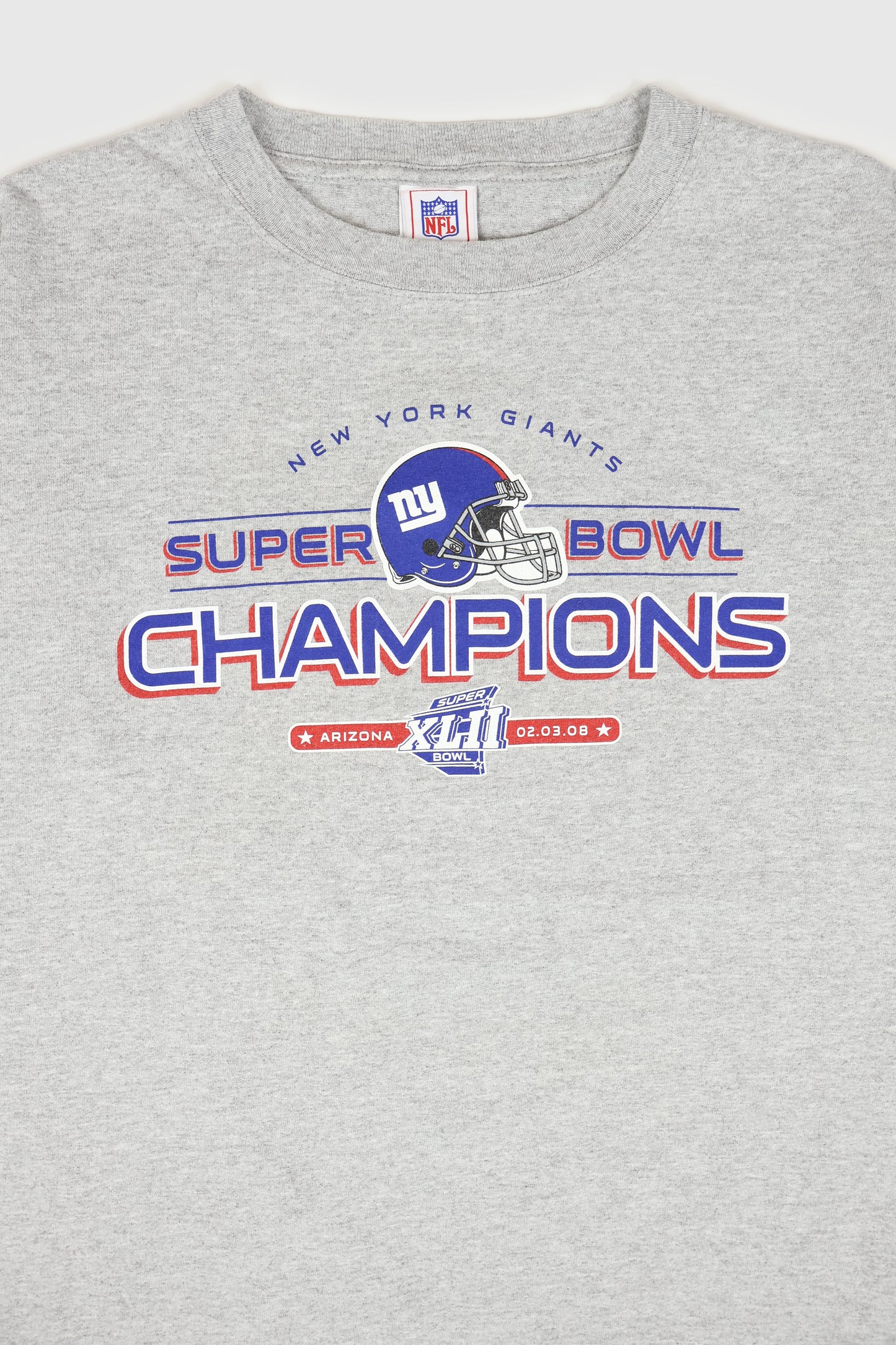 Vintage New York Giants Super Bowl XLII Champions Tee Image 2