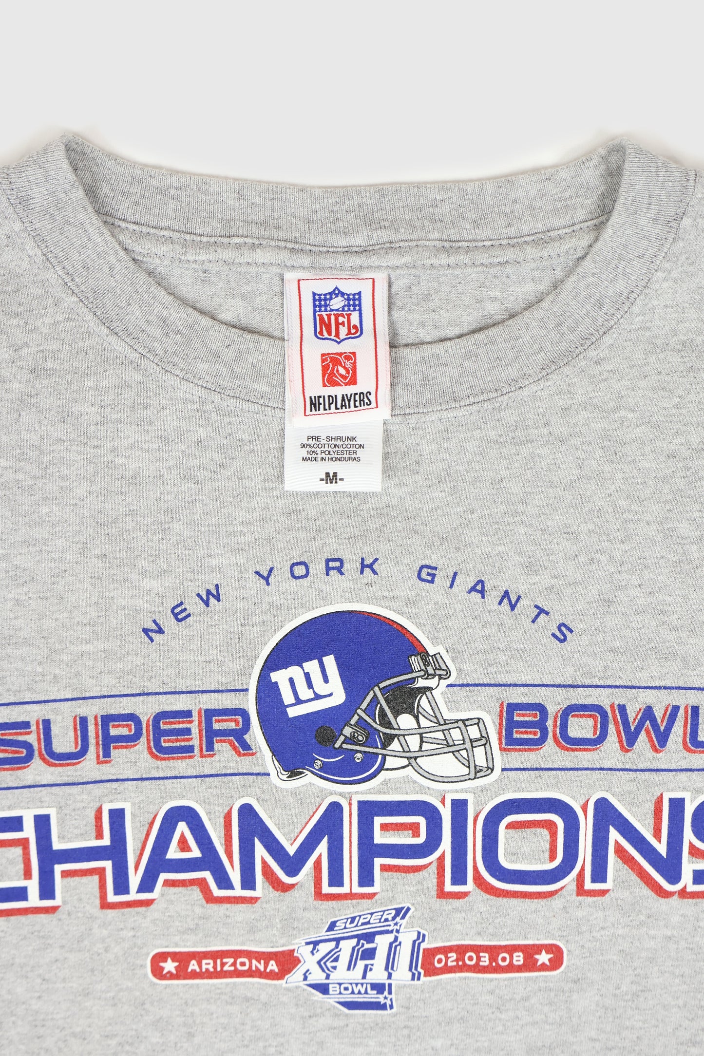 Vintage New York Giants Super Bowl XLII Champions Tee Image 3