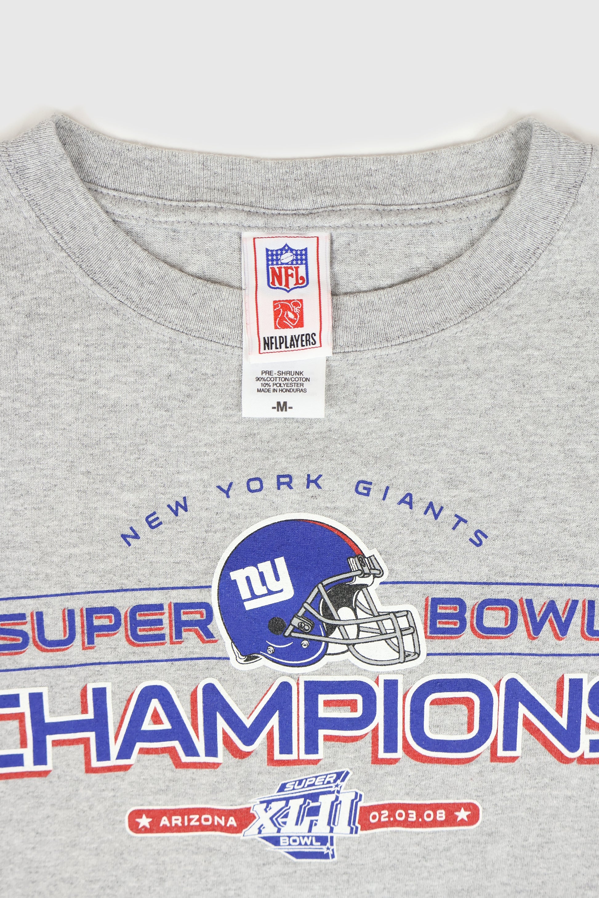 Vintage New York Giants Super Bowl XLII Champions Tee Image 3