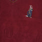 Vintage Embroidered Golf Sweater