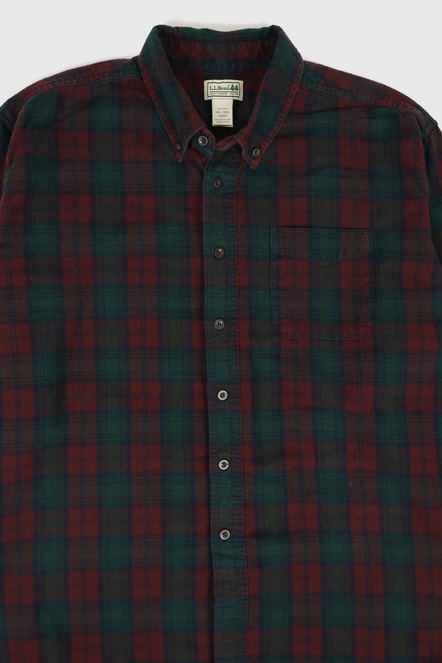 Vintage L.L. Bean Flannel Button-Down Shirt Image 1