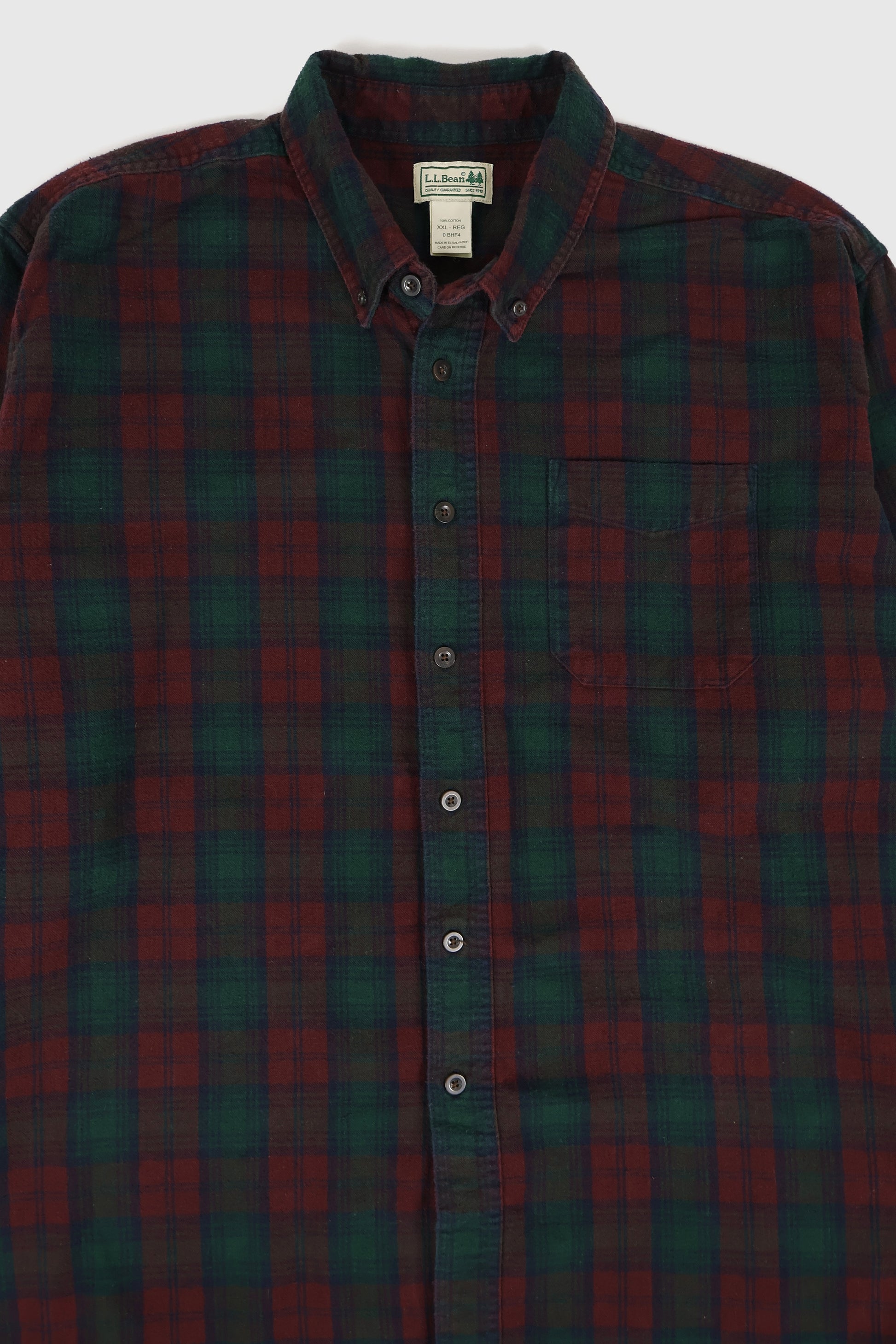 Vintage L.L. Bean Flannel Button-Down Shirt Image 1