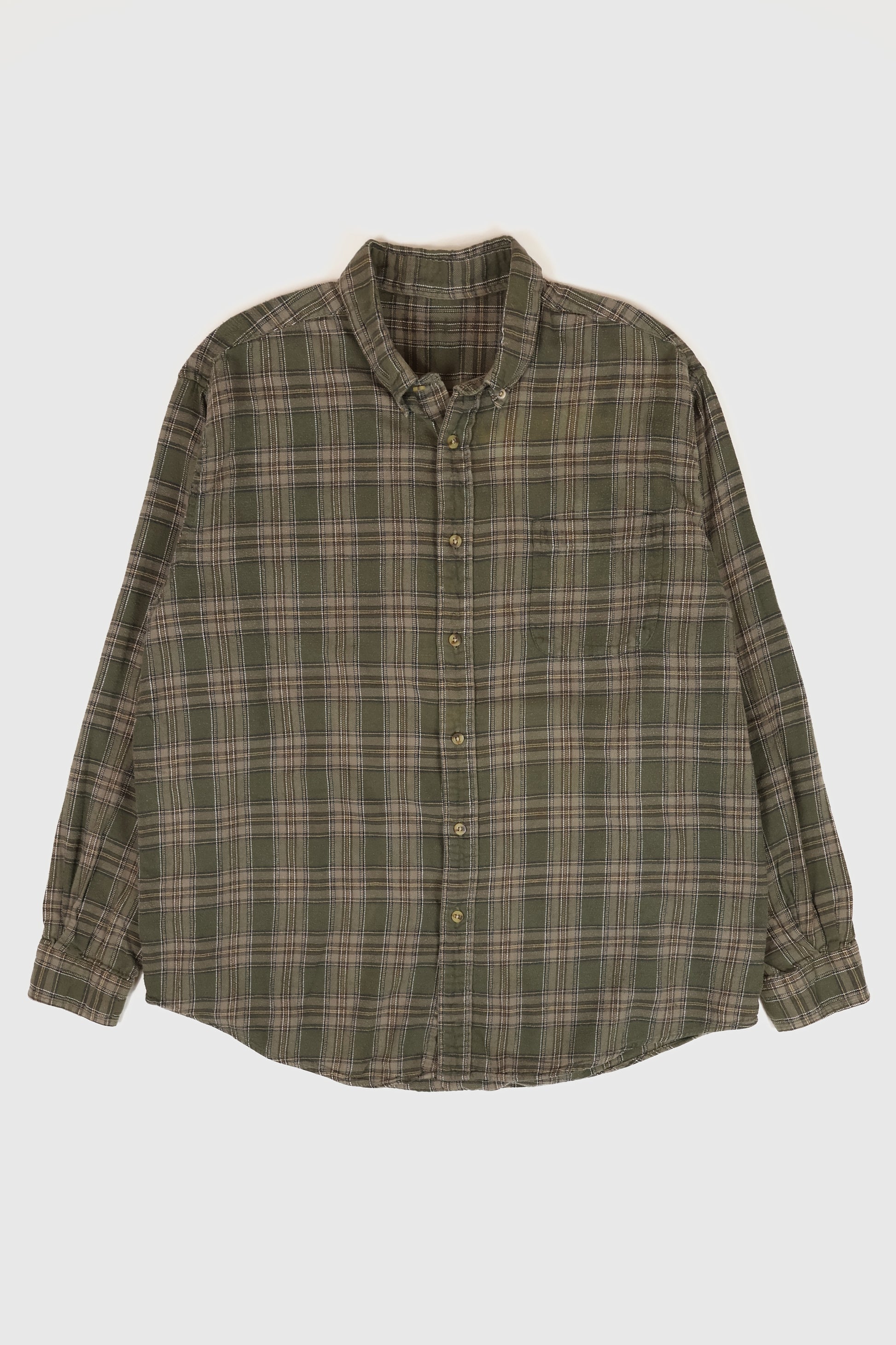 Vintage Plaid Button-Down Shirt  Image 0