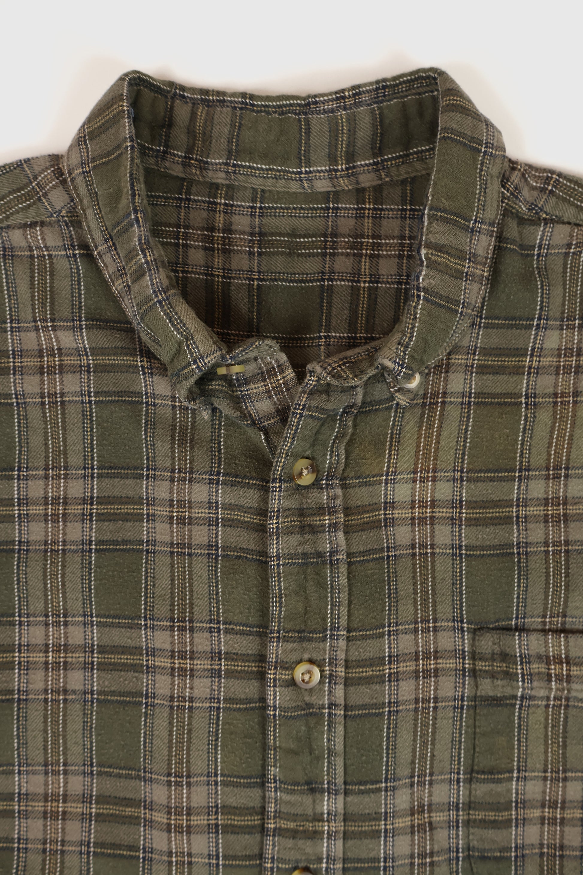 Vintage Plaid Button-Down Shirt  Image 2