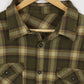 Vintage Heavyweight Plaid Button-Down Shirt
