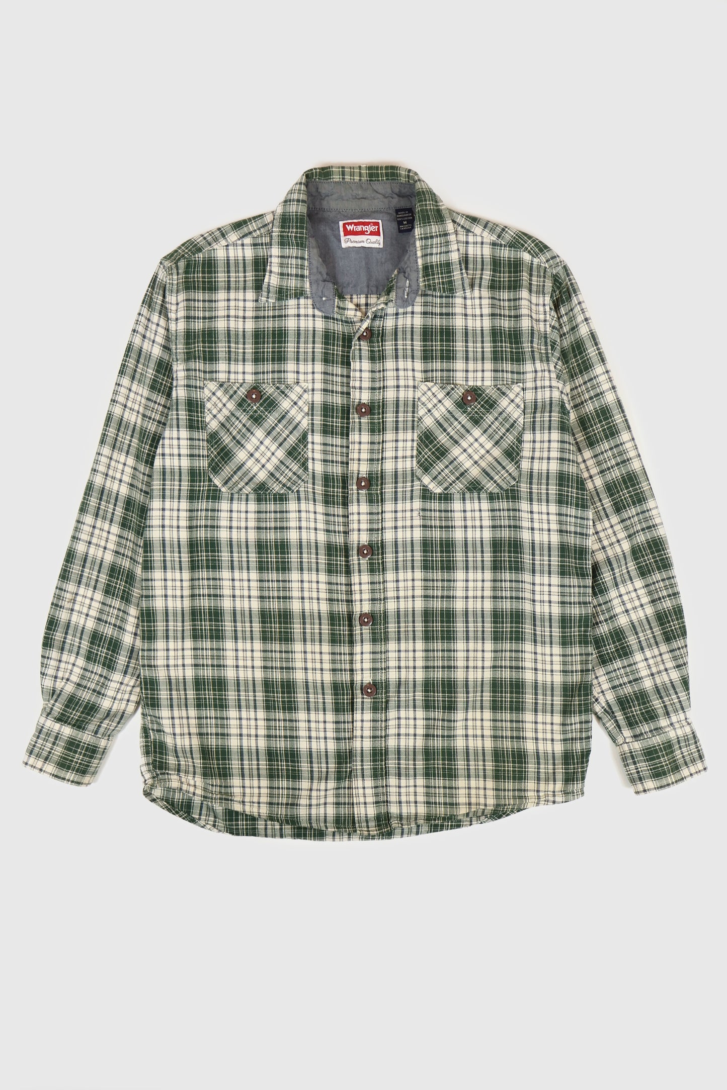 Vintage Wrangler Plaud Button-Down Shirt Image 0