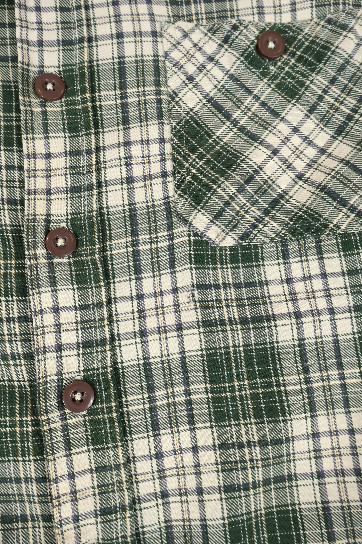 Vintage Wrangler Plaud Button-Down Shirt Image 3