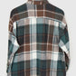 Vintage Green Plaid Button-Down Shirt