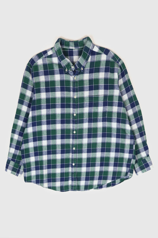 Vintage Flannel Button-Down Shirt Image 0
