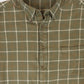 Vintage Green Flannel Button-Down Shirt Image 1