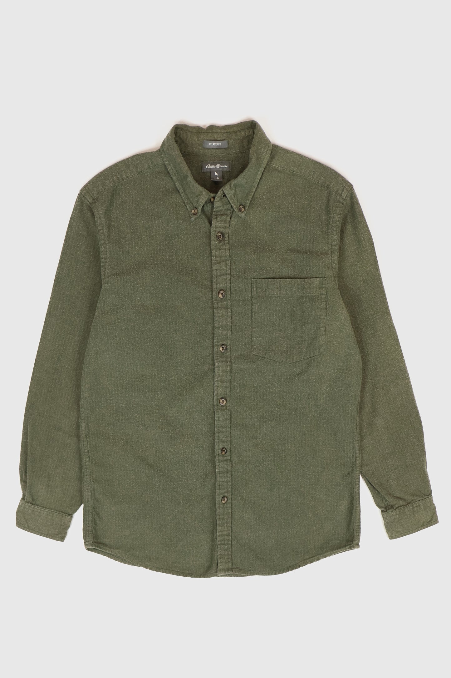 Vintage Eddie Bauer Flannel Button-Down Shirt Image 0