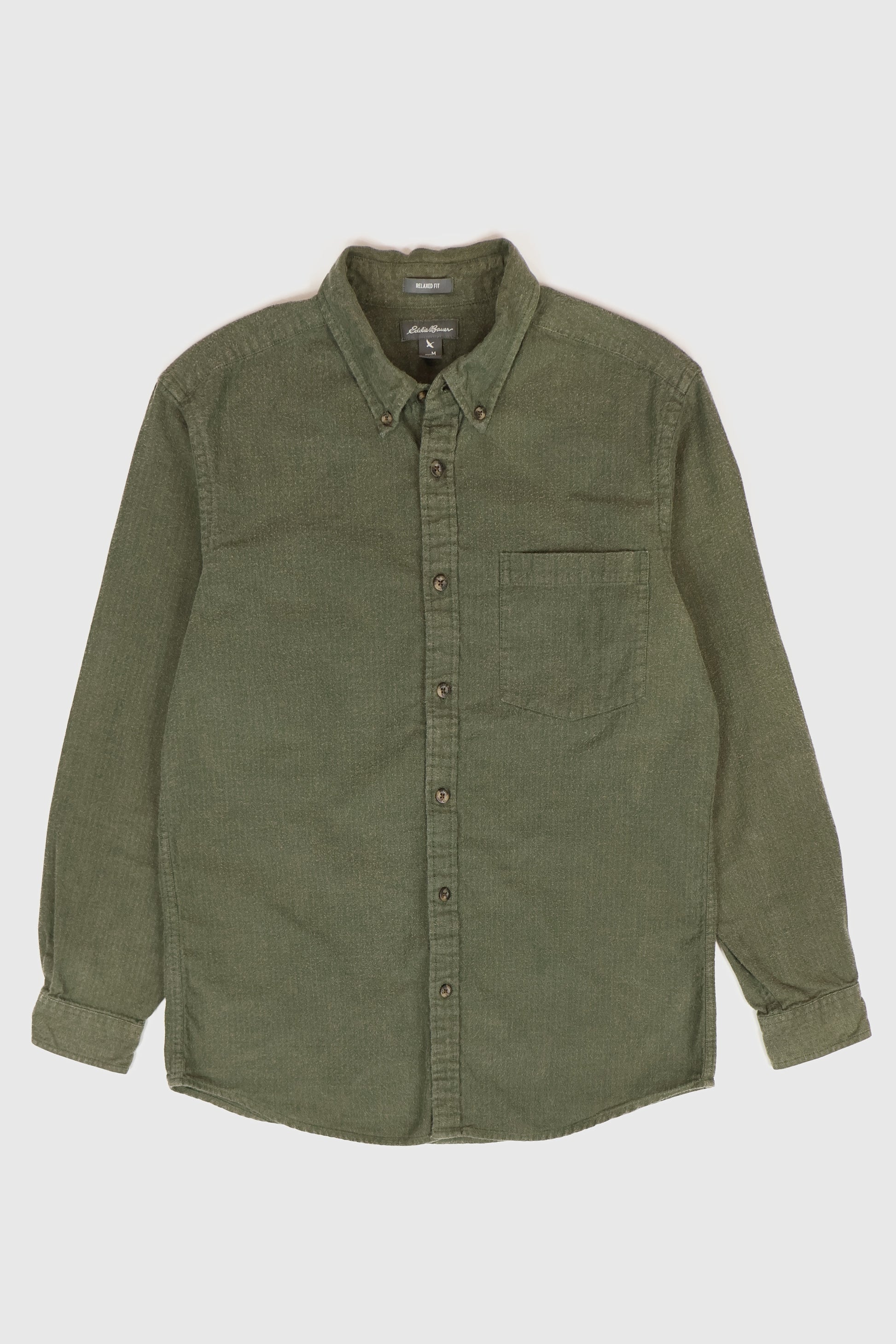 Vintage Eddie Bauer Flannel Button-Down Shirt Image 0