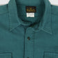Vintage Green Flannel Button-Down Shirt