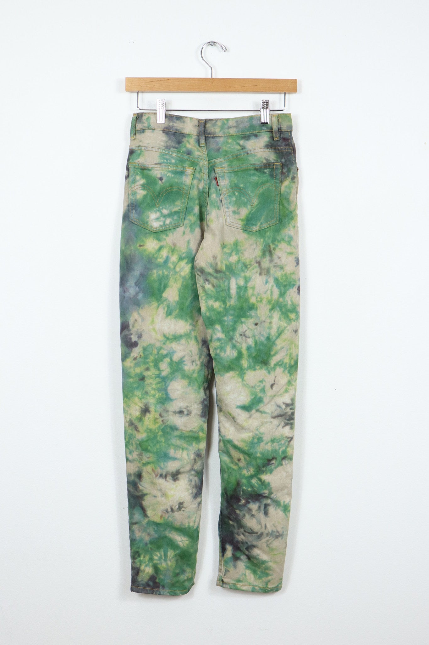 Reworked Camo Dyed Slim Fit Jeans