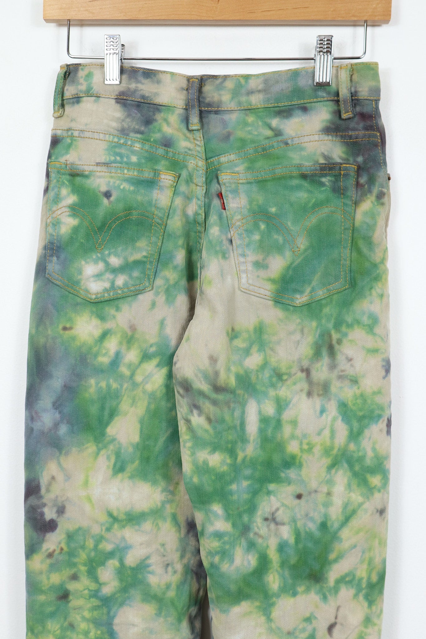 Reworked Camo Dyed Slim Fit Jeans
