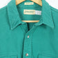 Green Flannel Button-Down Shirt