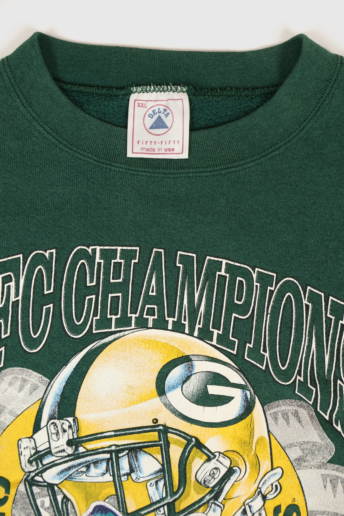 Vintage Green Bay Packers NFC Champions Crewneck Image 2