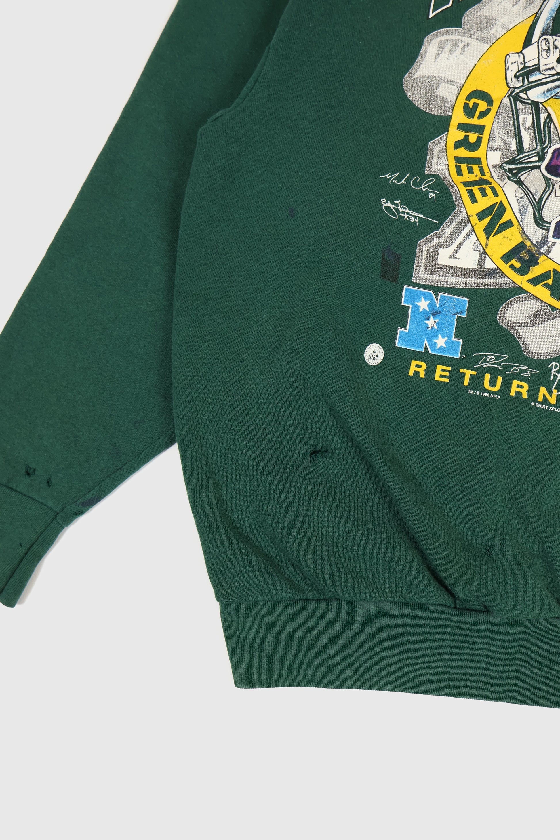 Vintage Green Bay Packers NFC Champions Crewneck Image 3