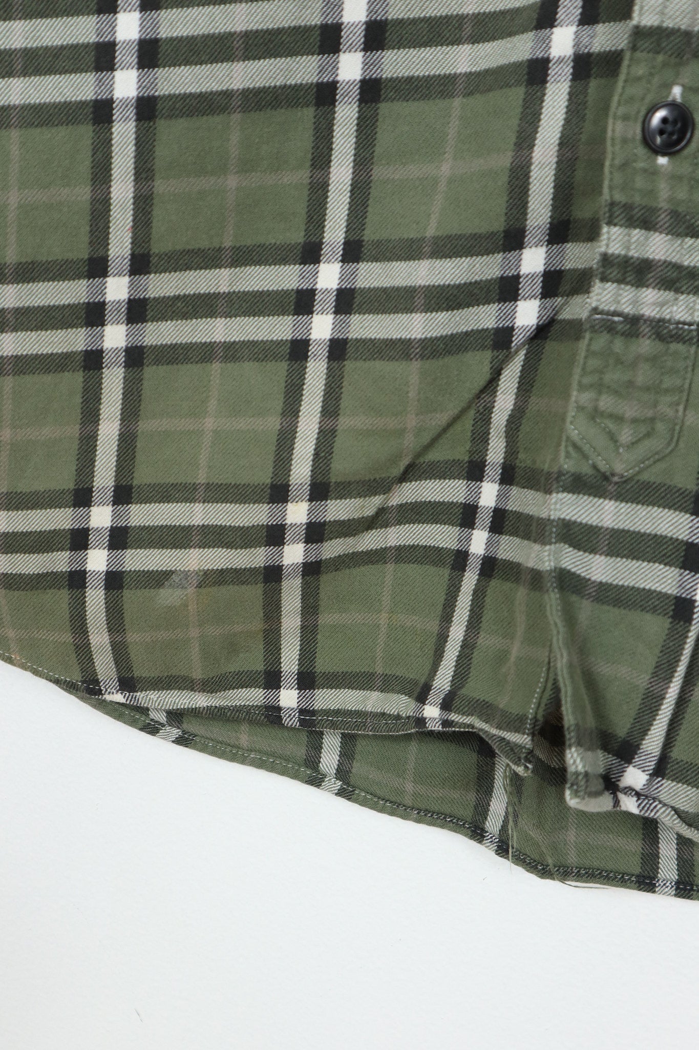 Vintage Plaid Button-Down Shirt