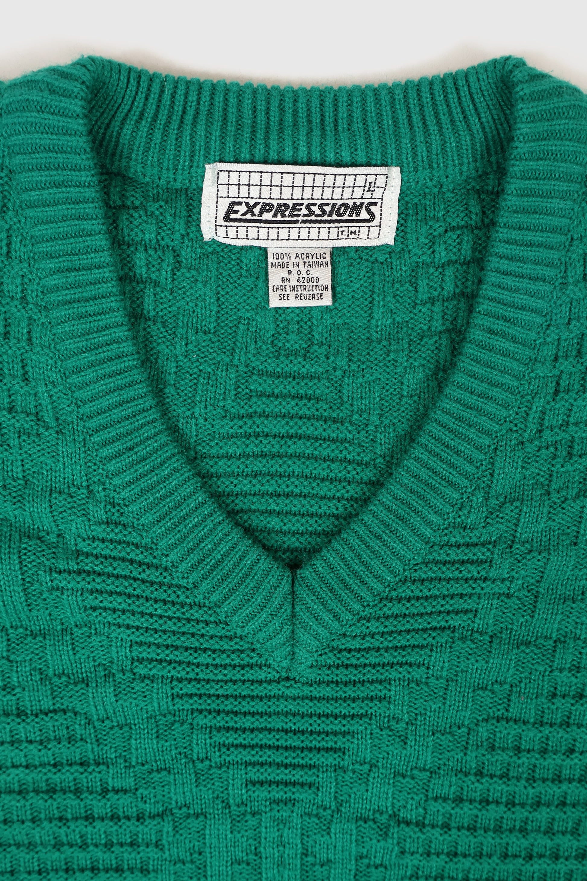 Vintage Green Sweater Image 2