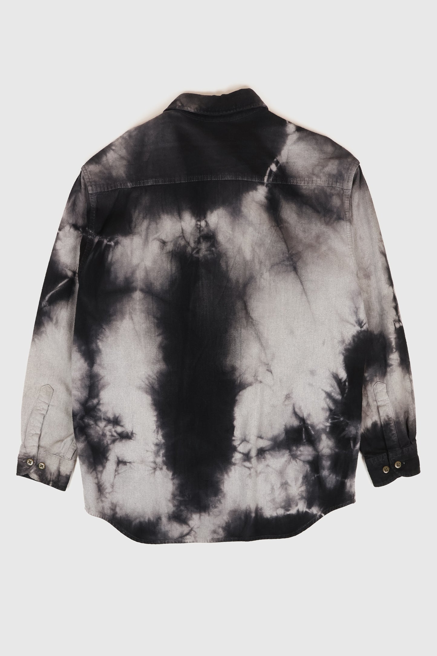 Vintage Dyed Flannel Button-Down Shirt Image 1