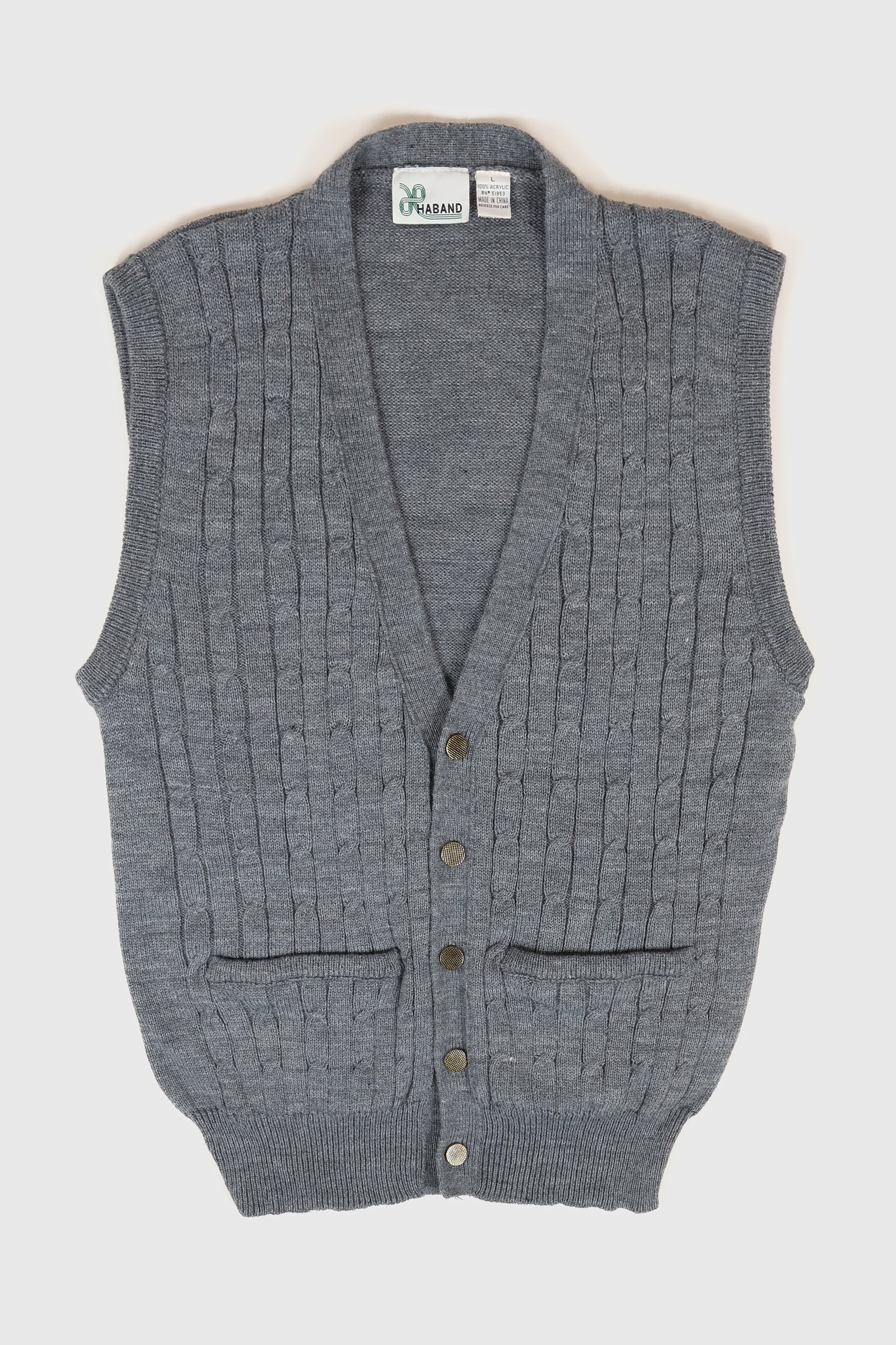 Vintage Grey Sweater Vest Image 0