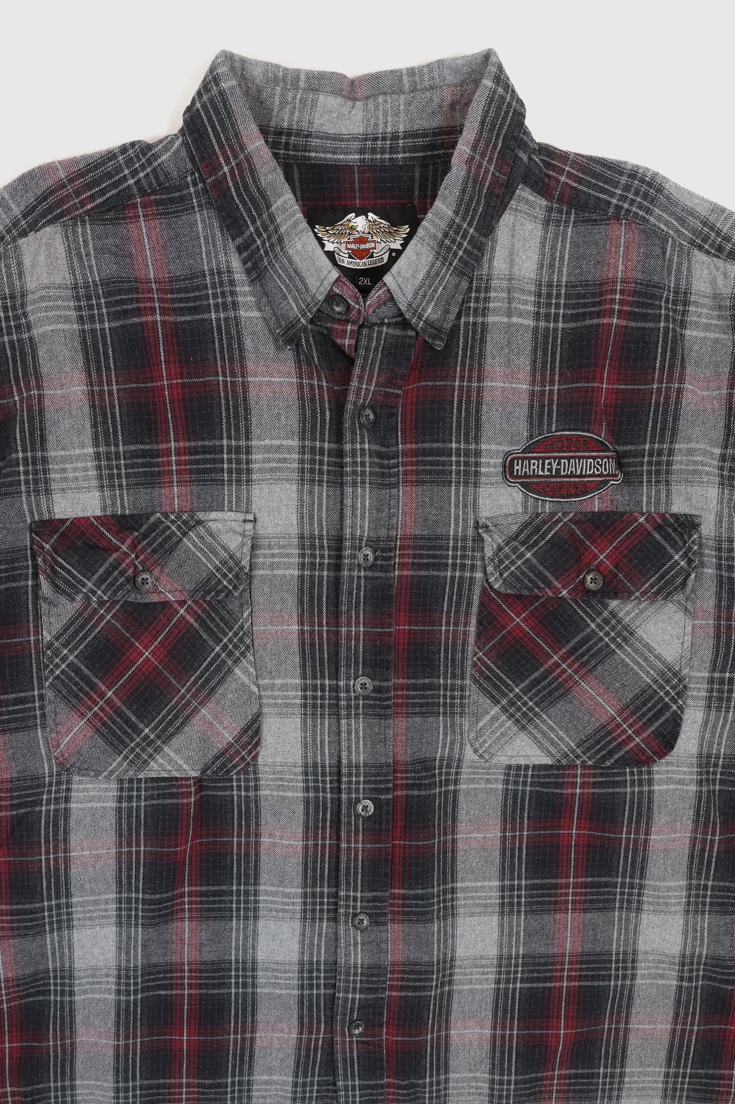Harley Davidson Plaid Button-Down Shirt