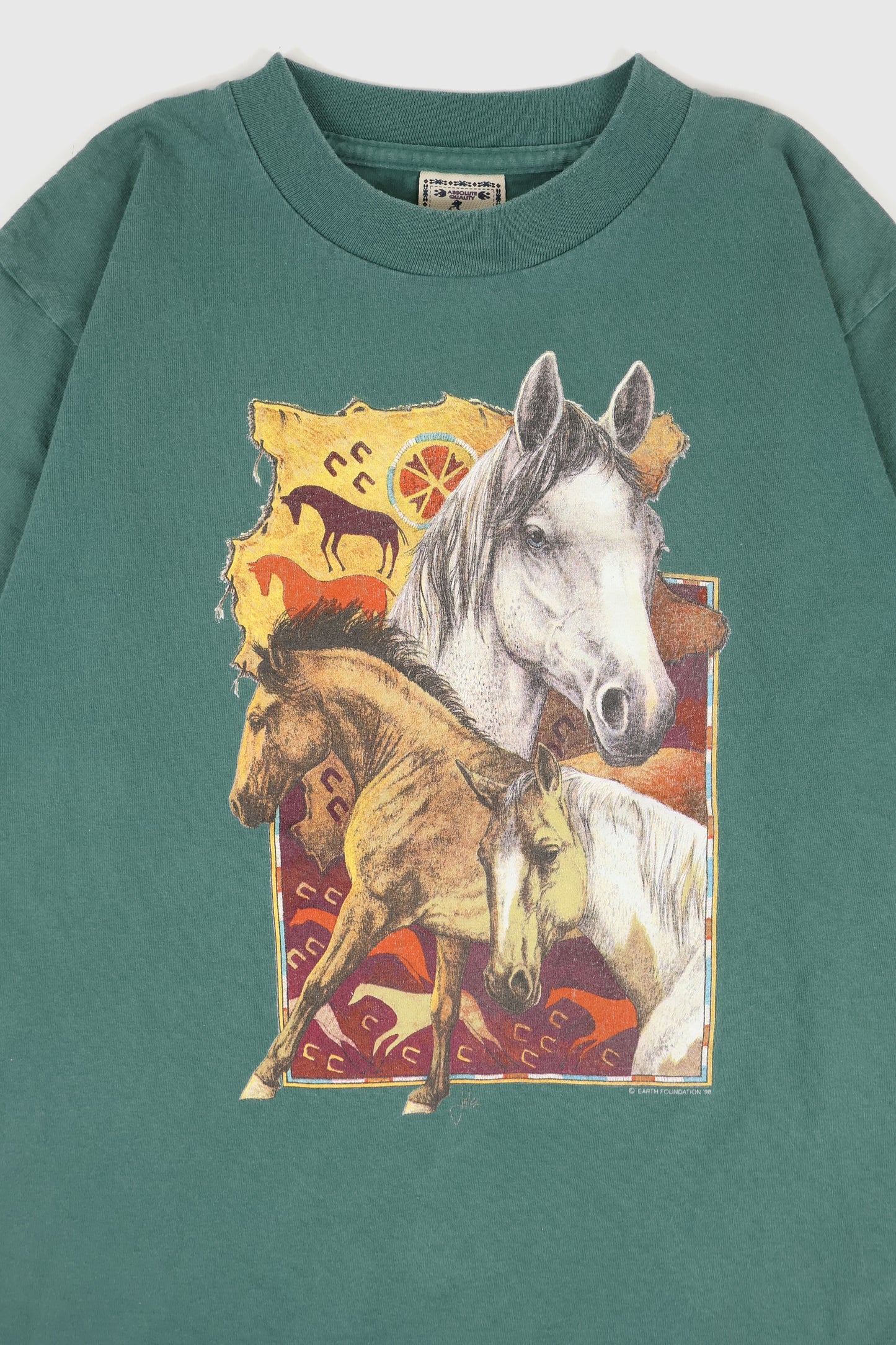 Vintage Horses Tee Image 1