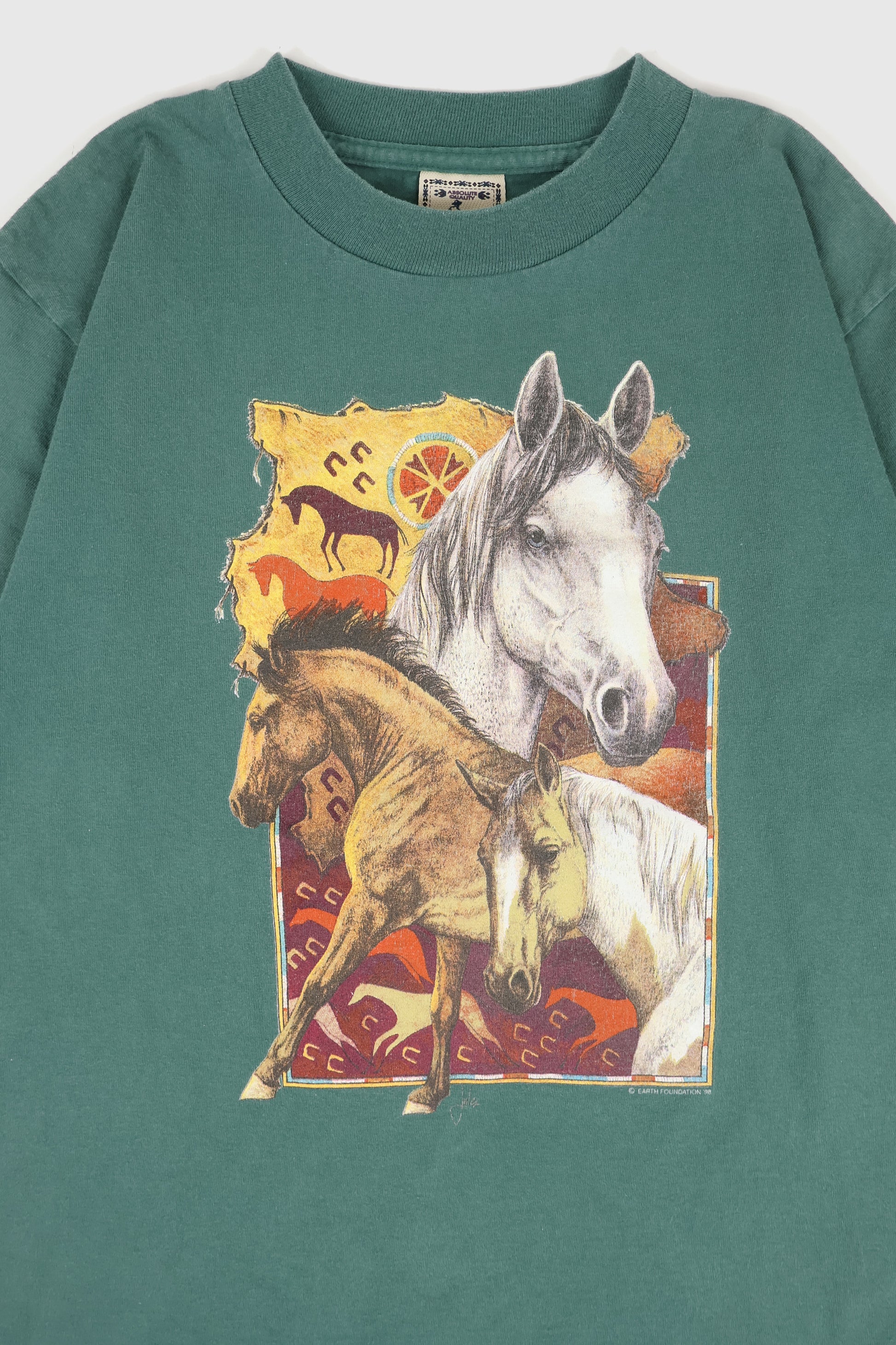 Vintage Horses Tee Image 1
