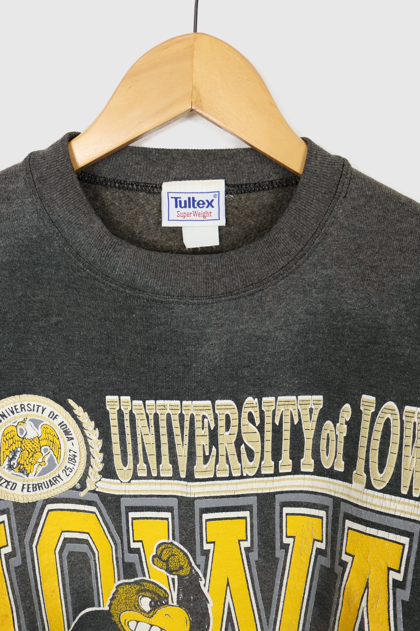 Vintage Faded Iowa Hawkeyes Crewneck