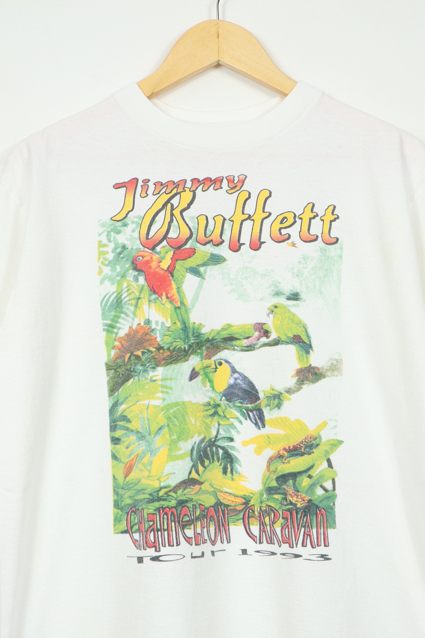Vintage Jimmy Buffett Chameleon Caravan Tour '93 Tee