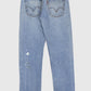 Vintage Distressed Levi's 501 Button-Fly Jeans