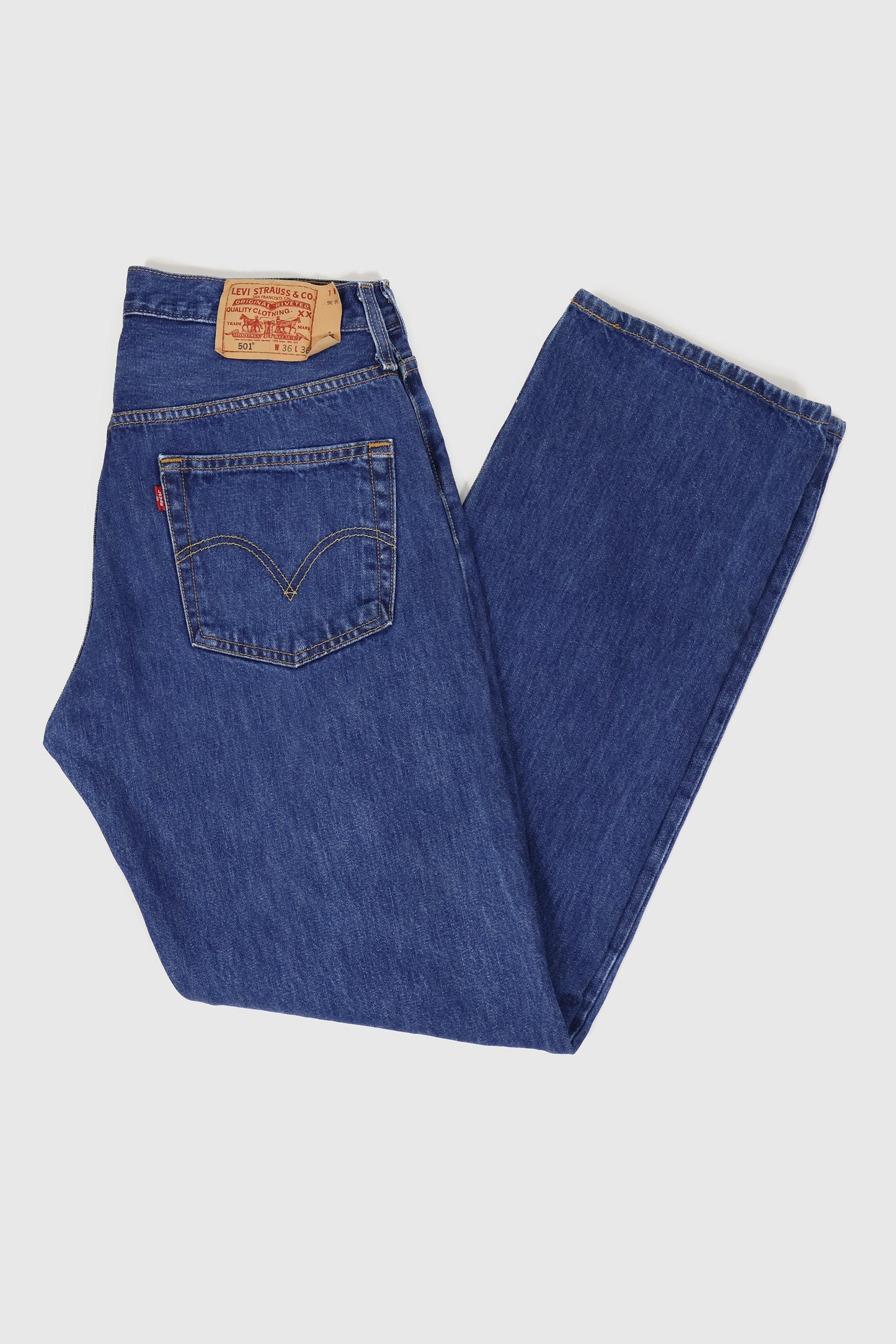 Vintage Levi's 501 Dark Wash Button-Fly Jeans