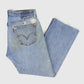 Vintage Distressed Levi's 501 Straight Fit Jeans