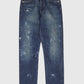 Vintage Levi's 501 Straight Fit Paint Splatter Jeans Image 0