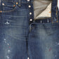Vintage Levi's 501 Straight Fit Paint Splatter Jeans Image 3