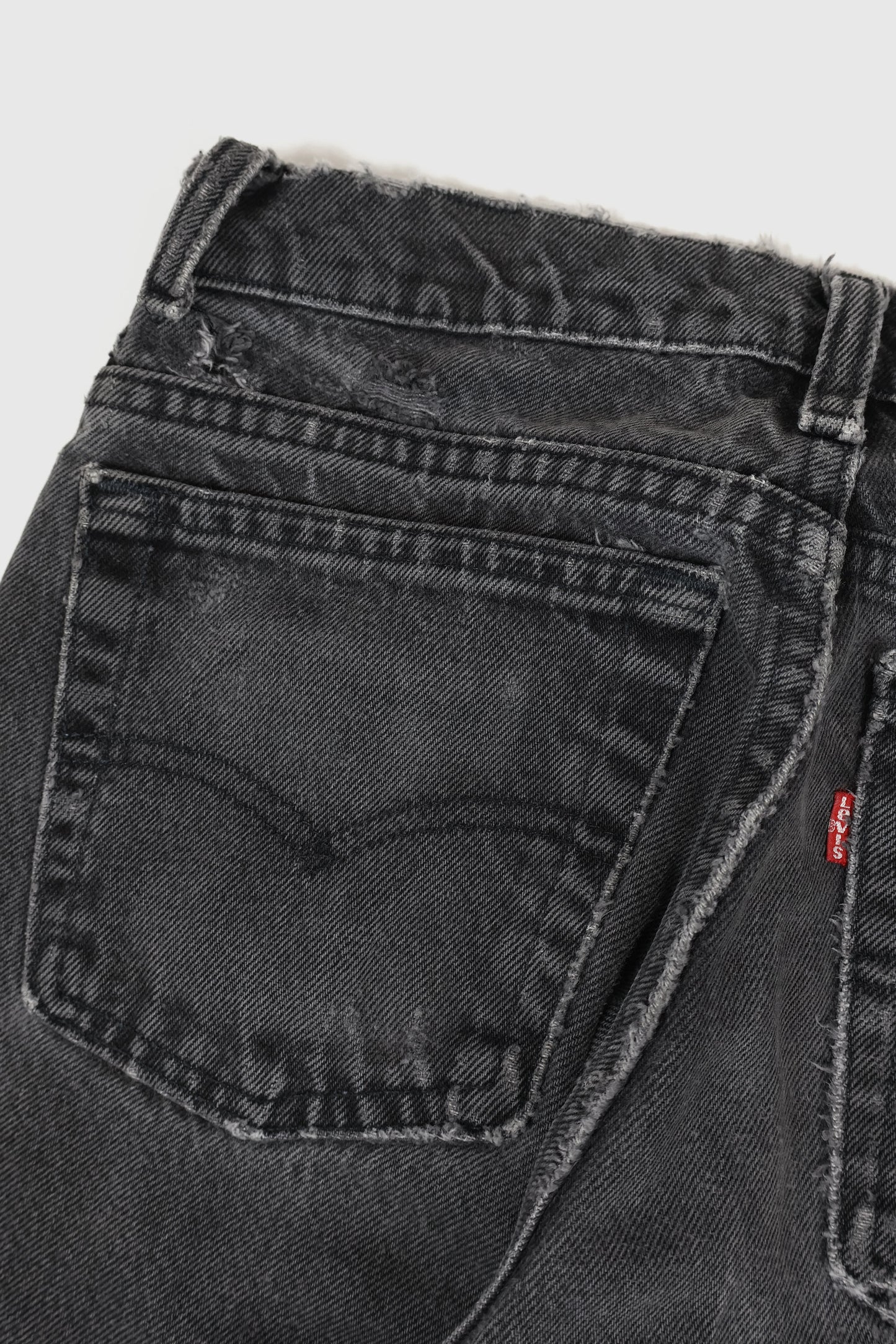 Vintage Distressed Levi's Straight Fit Jeans Image 4